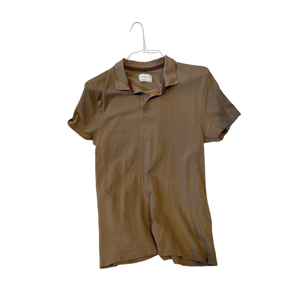 Day and Age Brown Polo Mens L